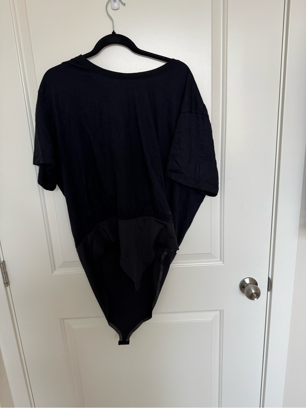 Smash + Tess Black Short-Sleeve Bodysuit